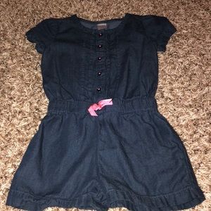 Denim romper